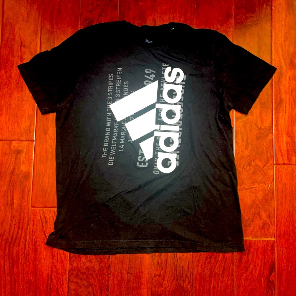 Adidas “The Brand with the 3 Stripes” T-Shirt